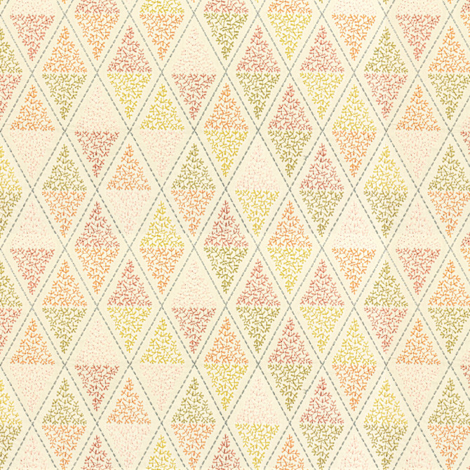 Stout Fabric Sebastian 1 Sorbet Fabric 100%COT %VEMB INDIA </p><p>Repeat: H: 24.750, V: 15.000 50 in - My Fabric Connection -