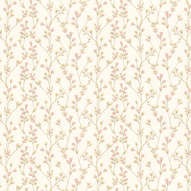 Stout Fabric Tavern 3 Tearose COMFORTABLE LIVING PETAL/PUNCH 73%COT 27%POL %REMB INDIA Horizontal: 13.500 and Vertical: 6.250 54 in - My Fabric Connection -