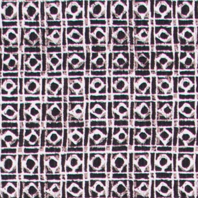 Carole Fabric Aero Beacon Black Stone Path 85% Cotton, 15% Linen Pakistan 24,000 Wyzenbeek Double Rubs Horizontal: 6 3/4" and Vertical: 6 3/8" V 54" - My Fabric Connection -