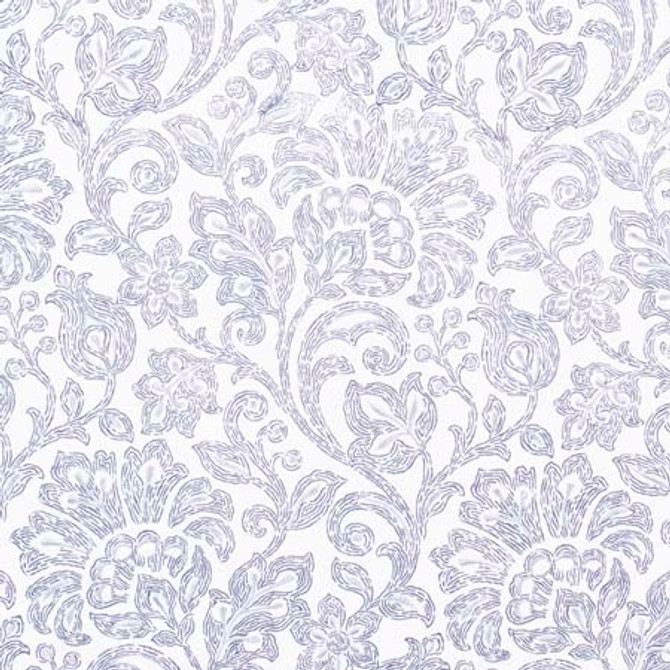 Carole Fabric Few Words Denim Red Sea 100% Cotton India N/A </p><p>Repeat: 24 1/2" V, 14 1/2" H 54" - My Fabric Connection -