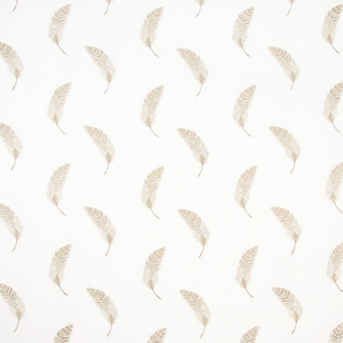 Carole Fabric Feather Point Taupe For The Window 52% Cotton, 48% Polyester India 9 1/4" V, 11" H 51" - My Fabric Connection -