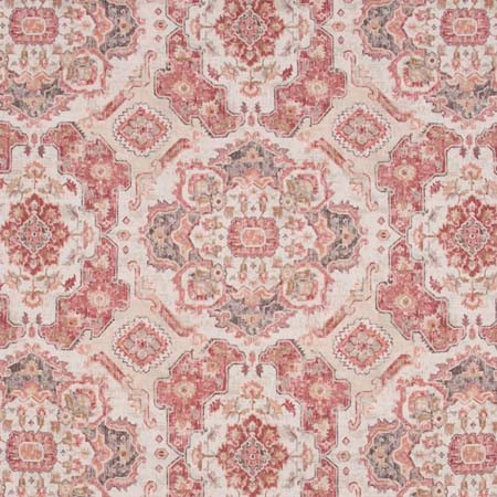 Carole Fabric Global Inspiration Canyon Red Sea 89% Polyester, 11% Linen Turkey 30,000 Wyzenbeek Double Rubs Horizontal: 27" D and Vertical: 27" V 54" - My Fabric Connection -