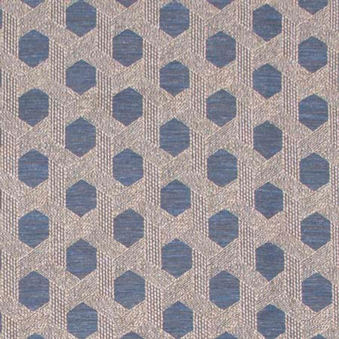 Carole Fabric Lattice Wall Marine Wintermint 78% Polyester, 15% Acrylic, 7% Linen Turkey 20,000 Martindale Circular Rubs </p><p>Repeat: 2 3/4" V, 4 3/4" H 54" - My Fabric Connection -