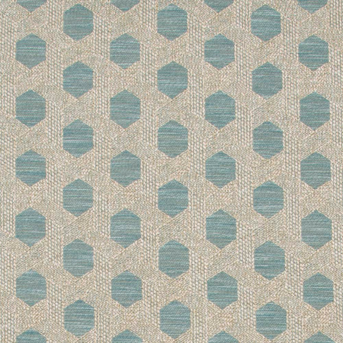 Carole Fabric Lattice Wall Mineral Wintermint 78% Polyester, 15% Acrylic, 7% Linen Turkey 20,000 Martindale Circular Rubs Horizontal: 4.75 and Vertical: 2.75 54 - My Fabric Connection -