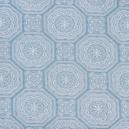 Carole Fabric Lasting Friendship Sky DESERT WANDERER 50% Polyester, 50% Cotton India N/A </p><p>Repeat: 15 1/2" V, 17 1/8" H 52" - My Fabric Connection -