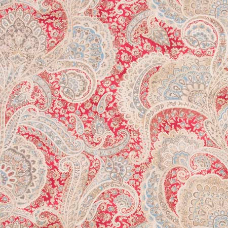 Carole Fabric Loyal Patriot Cerise Red Sea 100% Cotton South Korea 51,000 Wyzenbeek Double Rubs Horizontal: 27" D and Vertical: 25 1/4" V 54" - My Fabric Connection -