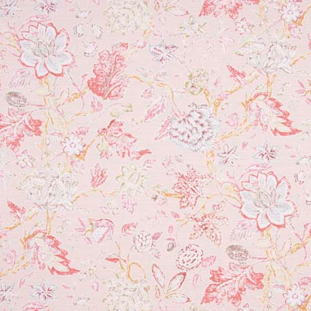 Carole Fabric Natural Appeal Blush Pink Jade 100% Cotton- SSR USA 36" V, 27" H HD 54" - My Fabric Connection -