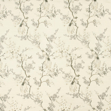 Carole Fabric Bird In Waiting Taupe Birch 63% Polyester, 37% Viscose India N/A </p><p>Repeat: 20 5/8" V, 13 1/2" H 51" - My Fabric Connection -