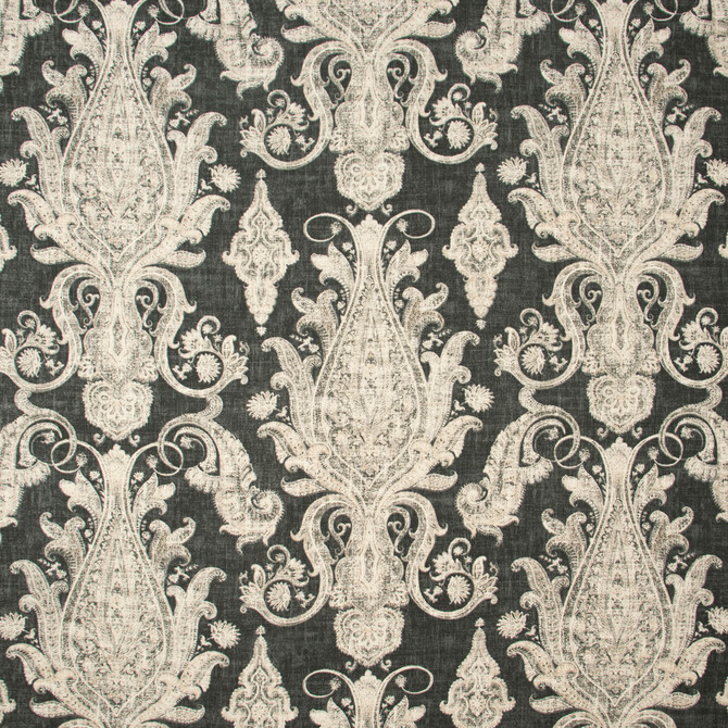 Carole Fabric North Castle Peppercorn Birch 55% Linen, 45% Rayon-SSR Printed In USA Passes 15,000 Double Rubs Wyzenbeek Horizontal: 27 and Vertical: 2525 54 - My Fabric Connection -