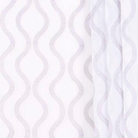 Carole Fabric Palace Arch Silver Sheer Intrigue 100% Polyester China N/A Horizontal: 9 1/8" and Vertical: 6" V 54" - My Fabric Connection -
