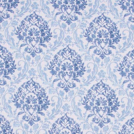 Carole Fabric Porchester Denim Red Sea 100% Polyester India 30,000 Wyzenbeek Double Rubs </p><p>Repeat: 13 1/2" V, 13 1/2" H HD 54" - My Fabric Connection -