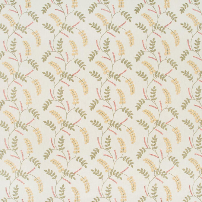 Carole Fabric Promises Promises Meadow Coconut Cream 52% Cotton, 48% Polyester India Passes 30,000 Double Rubs Wyzenbeek Horizontal: 8625 and Vertical: 9125 52 - My Fabric Connection -