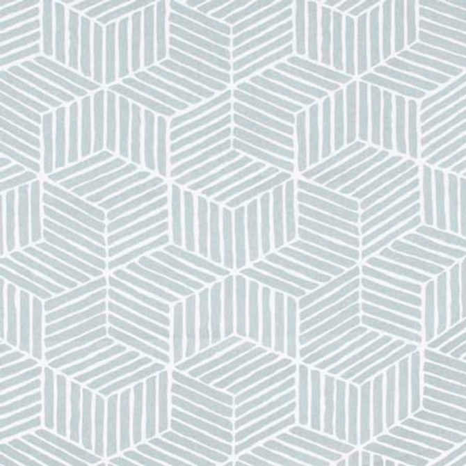 Carole Fabric Revolving Door Seafoam Modern Edge 100% Polyester India 19 7/8" V, 13 3/4" H 55" - My Fabric Connection -