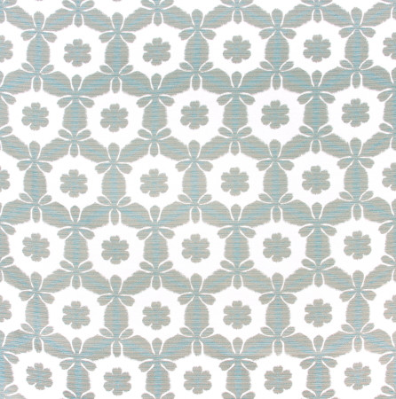 Carole Fabric Set To Open Sea Glass DESERT WANDERER 52% Poly, 25% Cotton, 23% Rcy Cotton- Softened Woven In USA 11 5/8" V, 7" H 54" - My Fabric Connection -