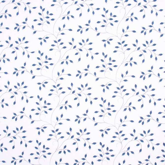 Carole Fabric To Sit Still Sapphire Bluebird 52% Cotton, 48% Polyester India Passes 30,000 Double Rubs Wyzenbeek Horizontal: 13 and Vertical: 9.25 52.25 - My Fabric Connection -