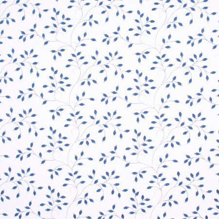 Carole Fabric To Sit Still Sapphire Bluebird 52% Cotton, 48% Polyester India 9 1/4" V, 13" H 52.25" - My Fabric Connection -