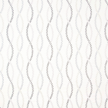 Carole Fabric Tiny Leaves Domino Birch 88% Cotton, 12% Viscose India N/A Horizontal: 6 1/4" and Vertical: 13" V 50" - My Fabric Connection -