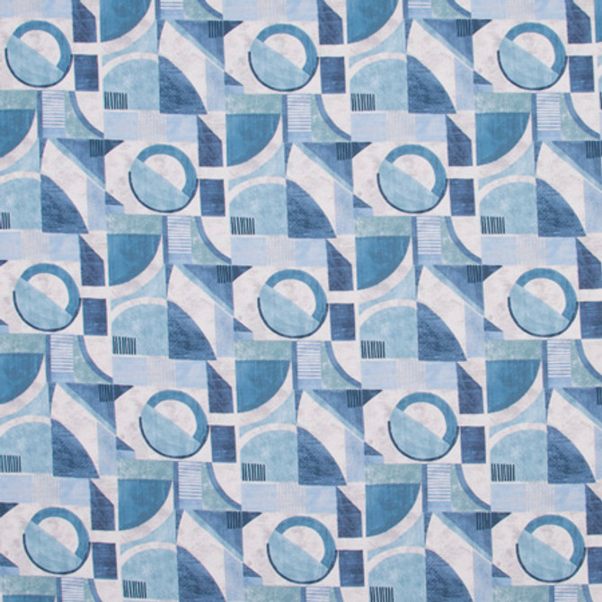 Carole Fabric Weatherstone Ocean Bluebird 100% Polyester India Passes 30,000 Double Rubs Wyzenbeek </p><p>Repeat: 13 1/2" V, 6 3/4" H HD 54" - My Fabric Connection -