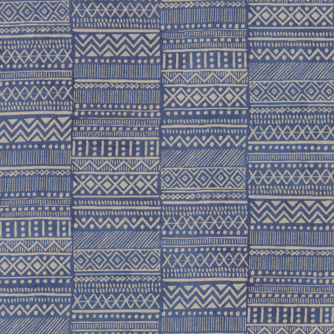 PKL Studio Fabric Bamako Stripe Lapis 405961 PKL STUDIO OCT 2017 54% Rayon 46% Polyester CHINA Wyzenbeek 51,000 Horizontal: 27.00" and Vertical: 27.00" 54" - My Fabric Connection -