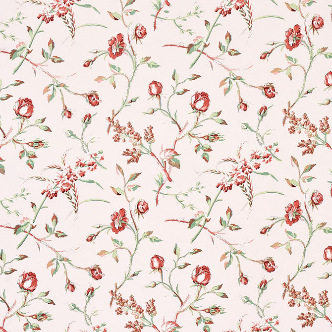 Schumacher Fabric Beluze Blush 179621 SCHUMACHER CLASSICS COTTON 100% THAILAND MARTINDALE 20,000 </p><p>Repeat: Horizontal: 18" (46CM) and Vertical: 18" (46CM) 54 - My Fabric Connection -