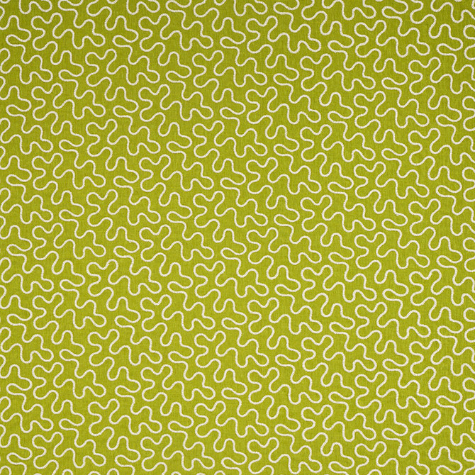 Schumacher Fabric Meander Embroidery Leaf 67604 HAPPY TOGETHER II LINEN 67% VISCOSE RAYON 30% INDIA </p><p>Repeat: Horizontal: 6 1/2" (17CM) and Vertical: 4 1/4" (11CM) 51.75 - My Fabric Connection -