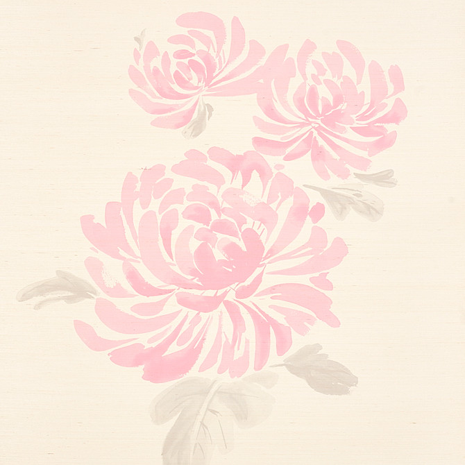 Schumacher Wallpaper Hana Sisal Pink 5009041 TEXTURAL APPEAL Paper 0 UNITED STATES OF AMERICA </p><p>Repeat: Horizontal: 33 1/4" (84CM) and Vertical: 60" (152CM) 33.25 - My Fabric Connection -