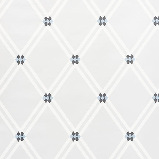 Schumacher Wallpaper Asolo Blue 5009240 DAVID OLIVER Paper 0 UNITED KINGDOM </p><p>Repeat: Horizontal: 9" (23CM) and Vertical: 12 5/8" (32CM) 27 - My Fabric Connection -