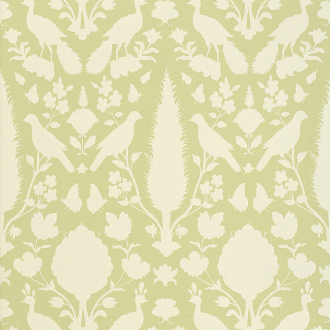 Schumacher Wallpaper Chenonceau Sage 5004120 PRINT HAPPY Paper 0 UNITED STATES OF AMERICA </p><p>Repeat: Horizontal: 13 1/2" (34CM) and Vertical: 25 1/4" (64CM) 27 - My Fabric Connection -