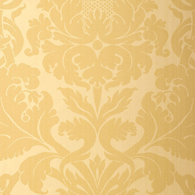 Schumacher Wallpaper Fiorella Damask Yellow 529191 PALAZZO DAMASKS Paper 0 UNITED KINGDOM </p><p>Repeat: Horizontal: 27" (69CM) and Vertical: 47" (119CM) 27 - My Fabric Connection -
