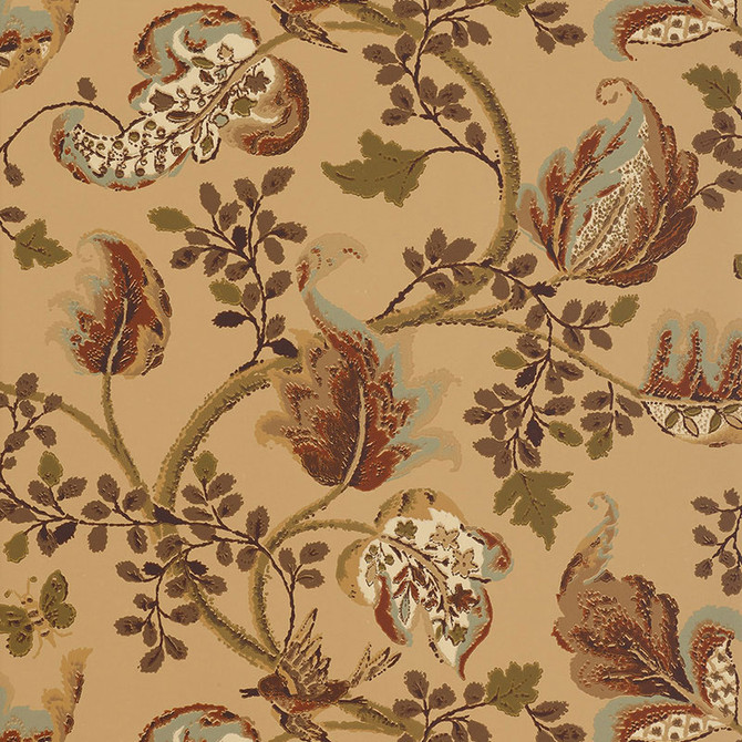Schumacher Wallpaper Fox Hollow Honey And Smoke 5004103 PERENNIAL FAVORITES Paper 0 UNITED STATES OF AMERICA </p><p>Repeat: Horizontal: 27" (69CM) and Vertical: 25 1/4" (64CM) 27 - My Fabric Connection -