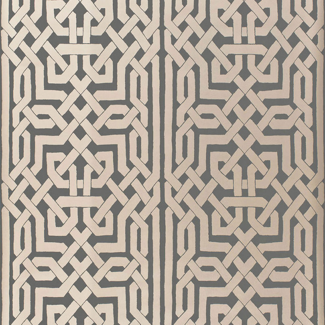 Schumacher Wallpaper Malaga Graphite 5005933 BYZANTIUM Paper 0 UNITED STATES OF AMERICA </p><p>Repeat: Horizontal: 27" (69CM) and Vertical: 12 5/8" (32CM) 27 - My Fabric Connection -