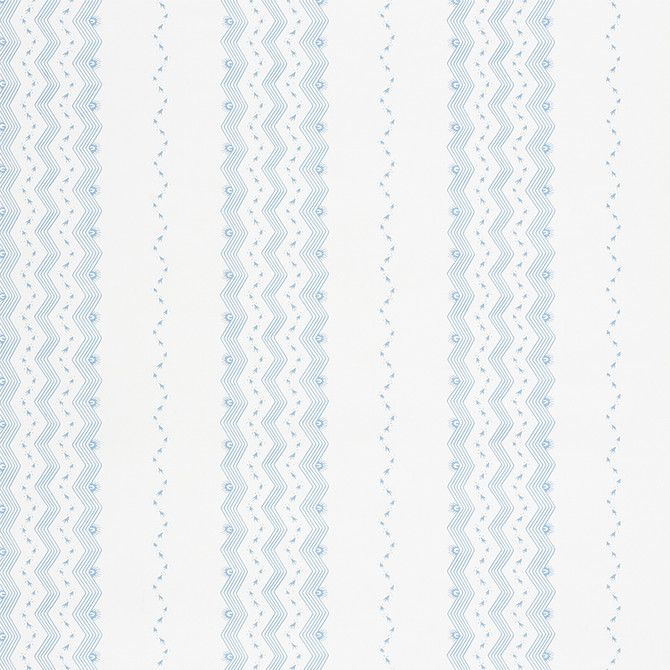 Schumacher Wallpaper Nauset Stripe Sky 5009741 CHAMBRAY Paper 0 UNITED STATES OF AMERICA </p><p>Repeat: Horizontal: 18" (46CM) and Vertical: 5 3/8" (14CM) 27 - My Fabric Connection -