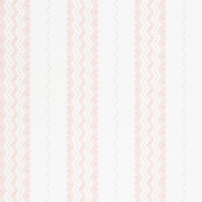 Schumacher Wallpaper Nauset Stripe Blush 5009742 CHAMBRAY Paper 0 UNITED STATES OF AMERICA </p><p>Repeat: Horizontal: 18" (46CM) and Vertical: 5 3/8" (14CM) 27 - My Fabric Connection -