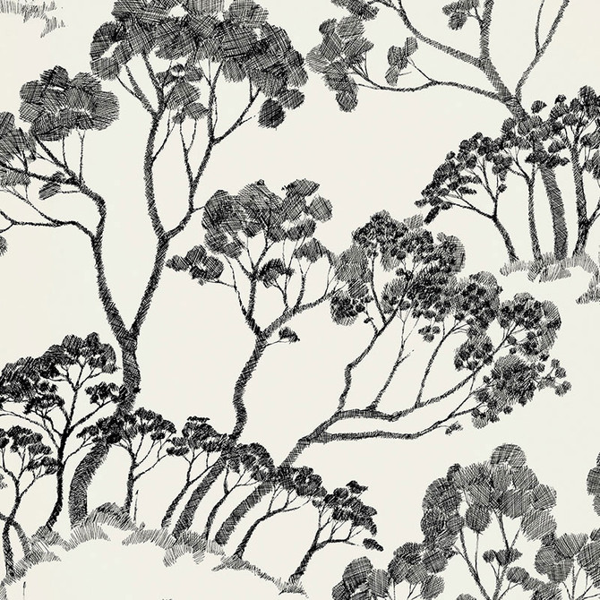 Schumacher Wallpaper Timber ! Black & White 5007980 DEBUT Paper 0 UNITED STATES OF AMERICA </p><p>Repeat: Horizontal: 27" (69CM) and Vertical: 25 1/4" (64CM) 27 - My Fabric Connection -