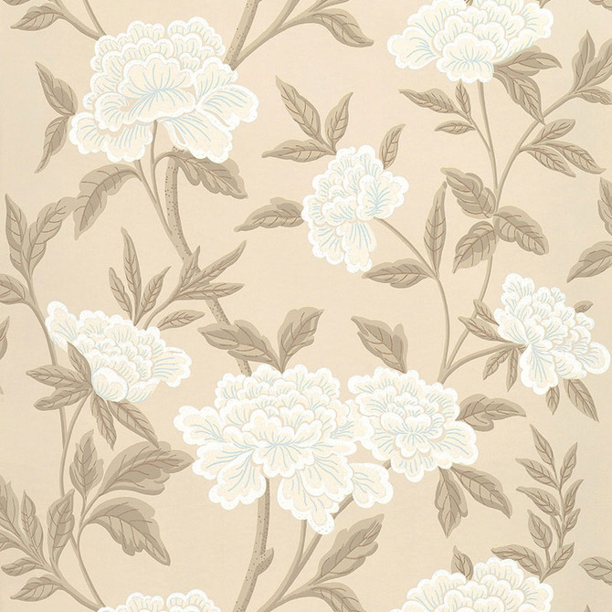 Schumacher Wallpaper Whitney Floral Taupe 5004383 GREENHOUSE Paper 0 UNITED STATES OF AMERICA </p><p>Repeat: Horizontal: 27" (69CM) and Vertical: 25 1/4" (64CM) 27 - My Fabric Connection -