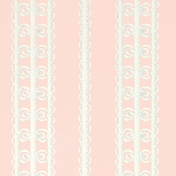 Schumacher Wallpaper Wicker Stripe Frangipani 5007721 CELERIE KEMBLE III Paper 0 UNITED STATES OF AMERICA </p><p>Repeat: Horizontal: 13 1/2" (34CM) and Vertical: 13 1/2" (34CM) 27 - My Fabric Connection -