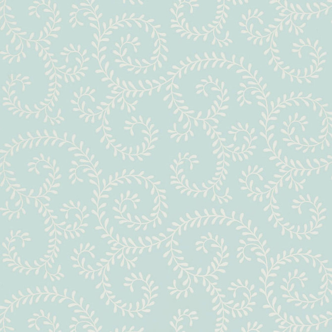 Schumacher Wallpaper Leafy Scroll Sky 5005092 SIMPLY CHARMING Paper 0 UNITED STATES OF AMERICA </p><p>Repeat: Horizontal: 13 1/2" (34CM) and Vertical: 12 5/8" (32CM) 27 - My Fabric Connection -