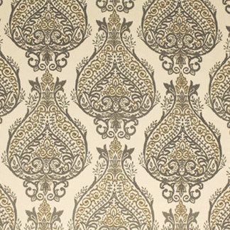 Carole Fabric Vigorous Grey A Natural Miz 100% COTTON INDIA N/A </p><p>Repeat: 16 1/2"V, 17"H 54" - My Fabric Connection -