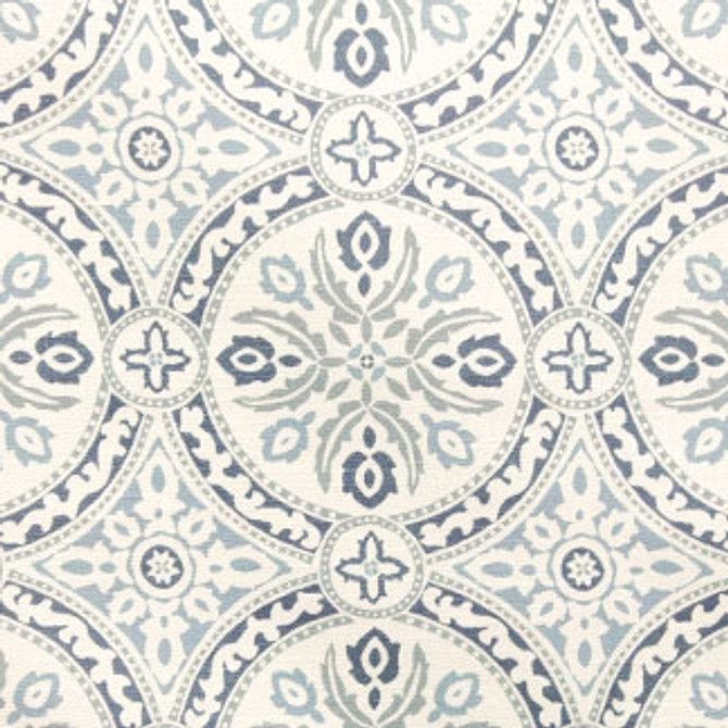 Carole Fabric Laid Back Powder Water Works 100% COTTON SPAIN Passes 100,000 Double Rubs Wyzenbeek </p><p>Repeat: 6 3/4"V, 6 3/4"H 54" - My Fabric Connection -