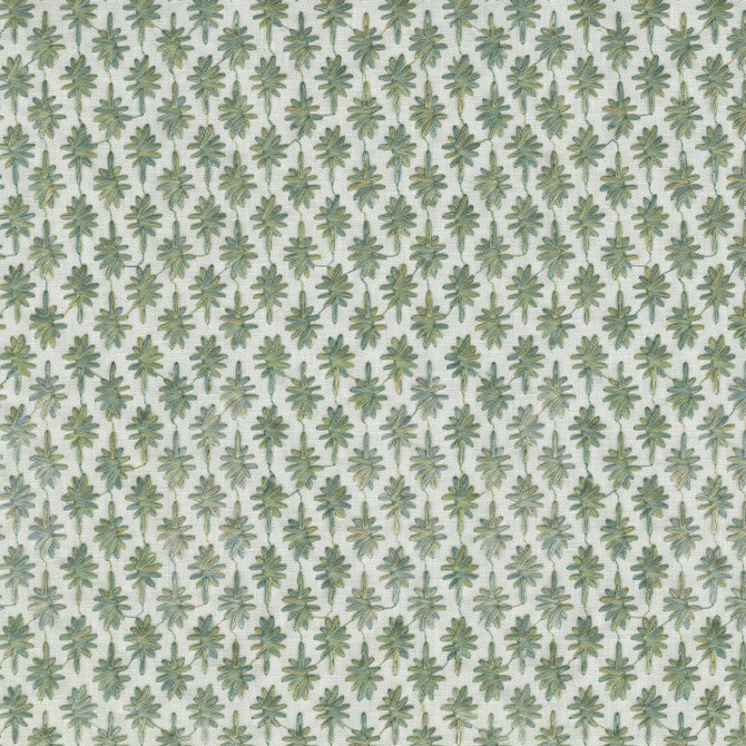 PKL Studio Fabric Crest Haven Emb Seaglass 410141 - 50% Polyester 50% Cotton Embroid:100% Viscose INDIA 51000 Horizontal: 1.1 and Vertical: 1.2 54 - My Fabric Connection -