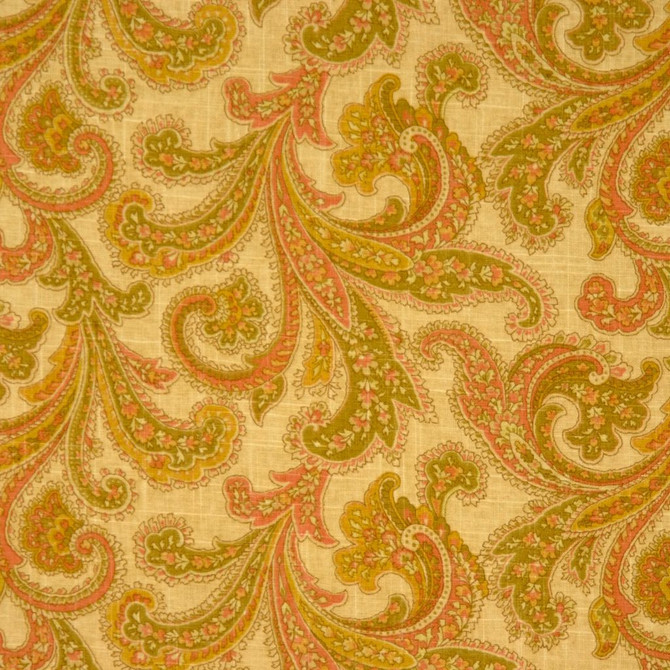 RM CoCo Fabric Blaine Terracotta Magic Moments 55% Linen 45% Rayon See Sample 0 Horizontal: 13.5 and Vertical: 9 54 - My Fabric Connection -