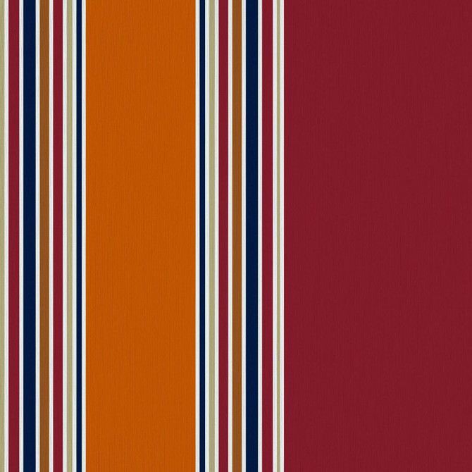 RM CoCo Fabric Ming Stripe Cinnabar