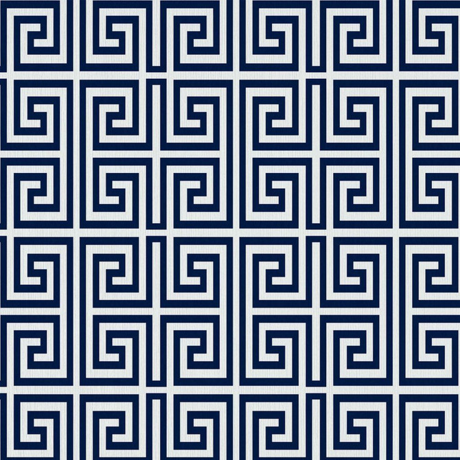 RM CoCo Fabric Emperor's Fret Indigo