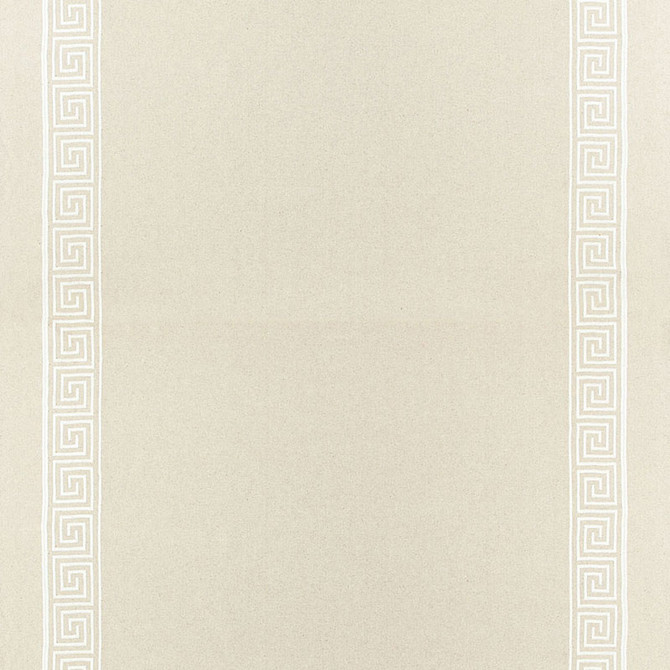 Schumacher Fabric Greek Key Embroidery Ii Oyster 65252 AU NATUREL See Sample BELGIUM HEAVY DUTY </p><p>Repeat: Horizontal: - and Vertical: 4 1/8" (10CM) 58" WIDE (147CM) - My Fabric Connection -