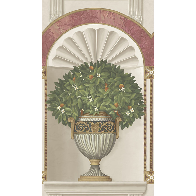 Cole & Son Wallcovering Royal Jardiniere Sg&Rs/St COLE & SON HISTORIC ROYAL PALACES-GREAT MASTERS NON WOVEN - 100% United Kingdom Horizontal: 20.5 and Vertical: 36 20.5 - My Fabric Connection -