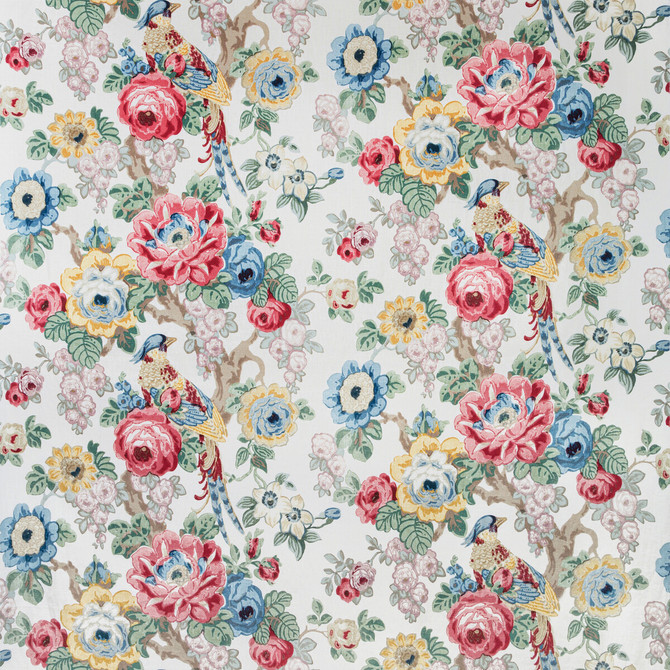 Lee Jofa Fabric Avondale Print Rose/Gold AVONDALE COTTON - 49%;VISCOSE - 46%;POLYESTER - 5% Italy HEAVY Horizontal: 26.2 and Vertical: 26.4 52 - My Fabric Connection -