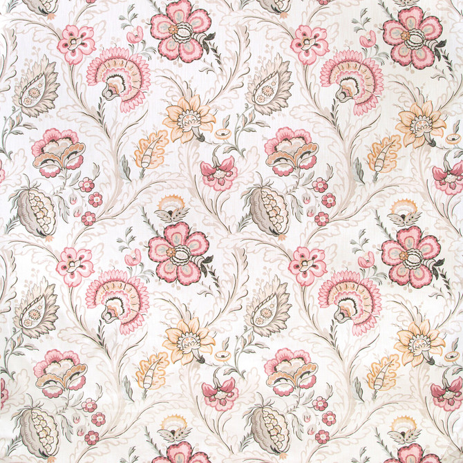 Lee Jofa Fabric Wimberly Print Blush/Stone AVONDALE LINEN - 100% United Kingdom MEDIUM Horizontal: 27 and Vertical: 26.67 54 - My Fabric Connection -