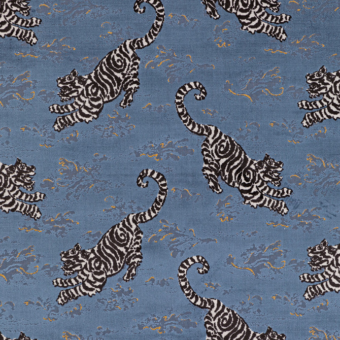 Lee Jofa Fabric Bongol Velvet Sapphire MINDORO VISCOSE - 76%;POLYESTER - 24% India HEAVY Horizontal: 26.36 and Vertical: 18.1 55.09 - My Fabric Connection -