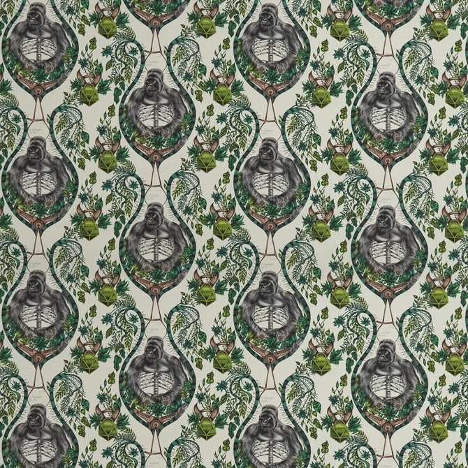 Clarke And Clarke Fabric Silverback Linen Nude WILDERIE BY EMMA J SHIPLEY FOR C&C COTTON - 60%;LINEN - 40% Spain HEAVY Horizontal: 27 and Vertical: 32.41 54 - My Fabric Connection -