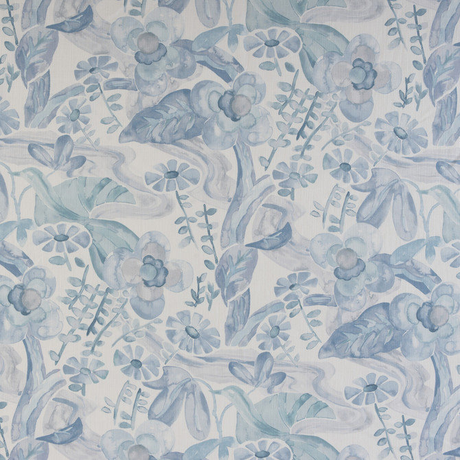 Kravet Design Fabric Faerie Pacific BARBARA BARRY HOME MIDSUMMER COTTON - 97%;LINEN - 3% Pakistan HEAVY Horizontal: 26 and Vertical: 26 54 - My Fabric Connection -